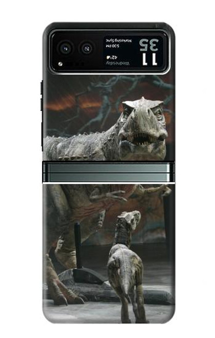 S1288 Dinosaur T Rex Museum Case For Motorola Razr 40