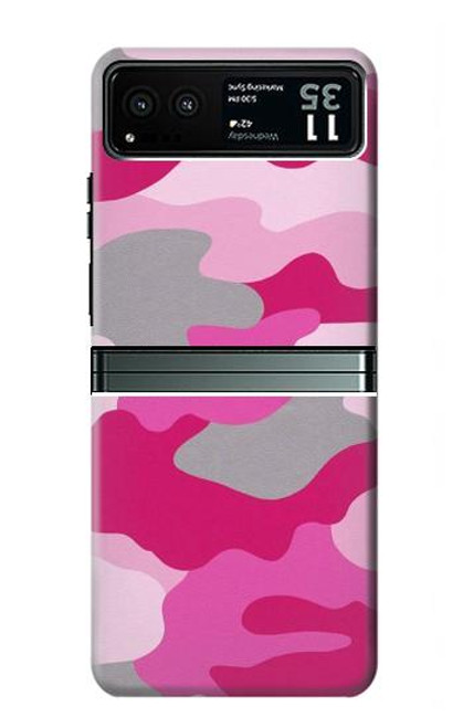 S2525 Pink Camo Camouflage Case For Motorola Razr 40