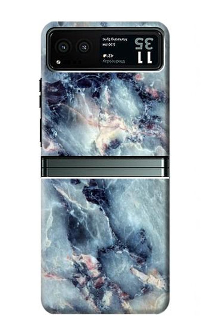 S2689 Blue Marble Texture Graphic Printed Case For Motorola Razr 40