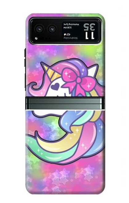 S3264 Pastel Unicorn Case For Motorola Razr 40