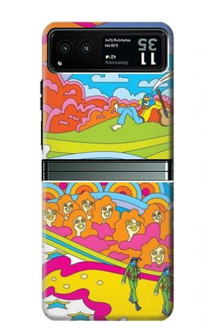 S3407 Hippie Art Case For Motorola Razr 40