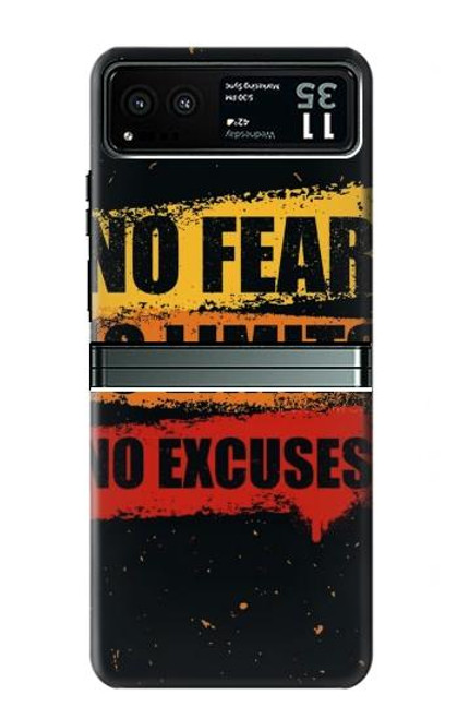 S3492 No Fear Limits Excuses Case For Motorola Razr 40