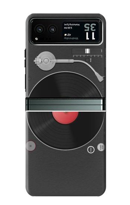 S3952 Turntable Vinyl Record Player Graphic Case For Motorola Razr 40