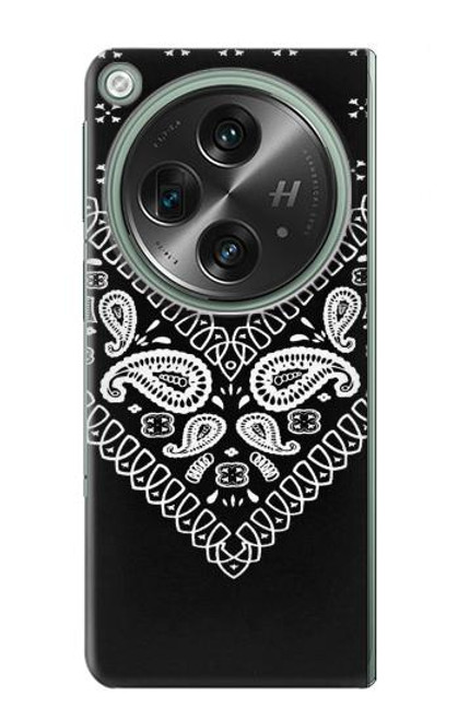 S3363 Bandana Black Pattern Case For OnePlus OPEN