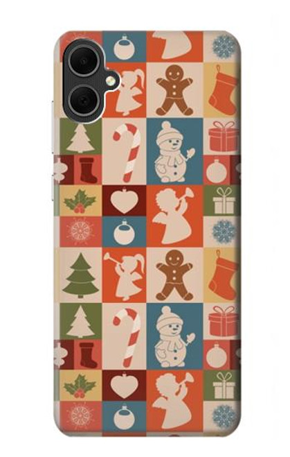 S2854 Cute Xmas Pattern Case For Samsung Galaxy A05