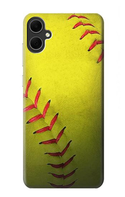 S3031 Yellow Softball Ball Case For Samsung Galaxy A05