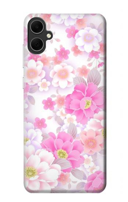 S3036 Pink Sweet Flower Flora Case For Samsung Galaxy A05