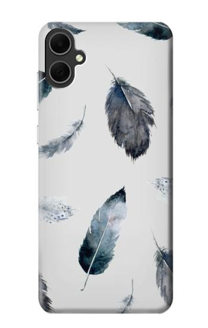 S3085 Feather Paint Pattern Case For Samsung Galaxy A05