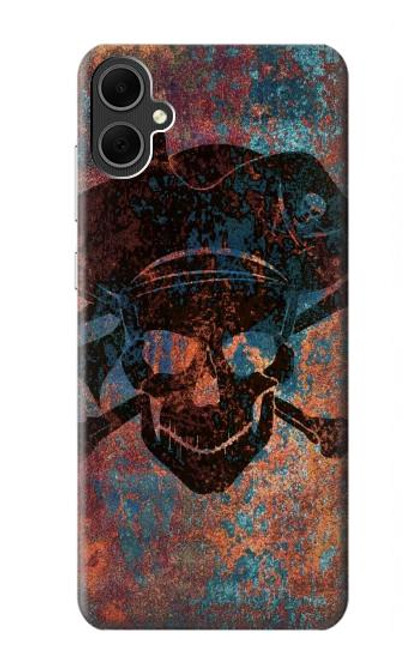 S3895 Pirate Skull Metal Case For Samsung Galaxy A05