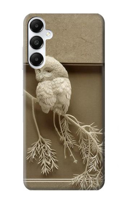 S1386 Paper Sculpture Owl Case For Samsung Galaxy A05s