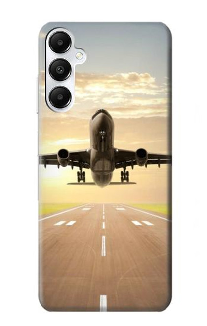 S3837 Airplane Take off Sunrise Case For Samsung Galaxy A05s