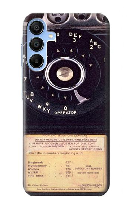 S0086 Payphone Vintage Case For Samsung Galaxy A15 5G