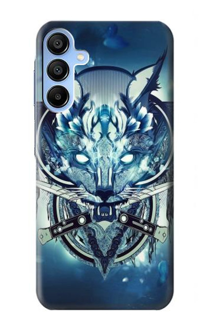 S1135 Wolf with knives Rock Case For Samsung Galaxy A15 5G