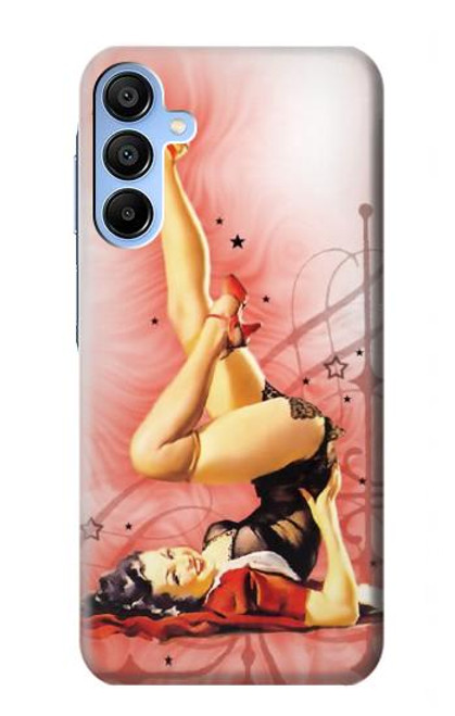 S1669 Pinup Girl Vintage Case For Samsung Galaxy A15 5G