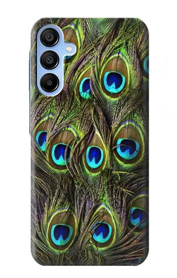 S1965 Peacock Feather Case For Samsung Galaxy A15 5G