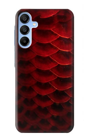 S2879 Red Arowana Fish Scale Case For Samsung Galaxy A15 5G