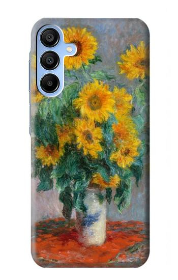 S2937 Claude Monet Bouquet of Sunflowers Case For Samsung Galaxy A15 5G