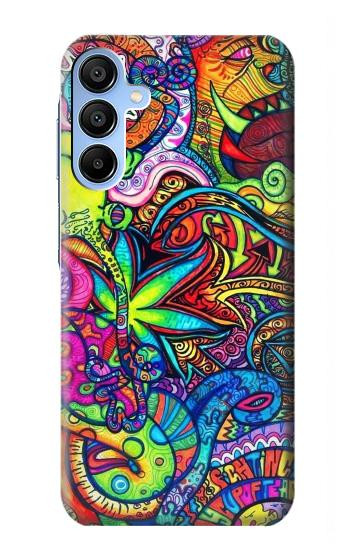 S3255 Colorful Art Pattern Case For Samsung Galaxy A15 5G