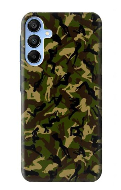 S3356 Sexy Girls Camo Camouflage Case For Samsung Galaxy A15 5G