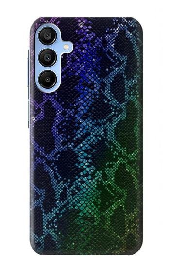 S3366 Rainbow Python Skin Graphic Print Case For Samsung Galaxy A15 5G