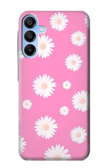 S3500 Pink Floral Pattern Case For Samsung Galaxy A15 5G