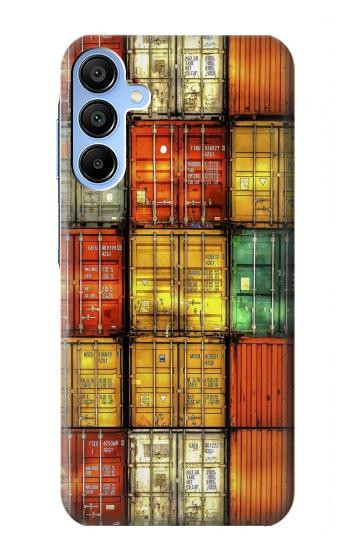 S3861 Colorful Container Block Case For Samsung Galaxy A15 5G