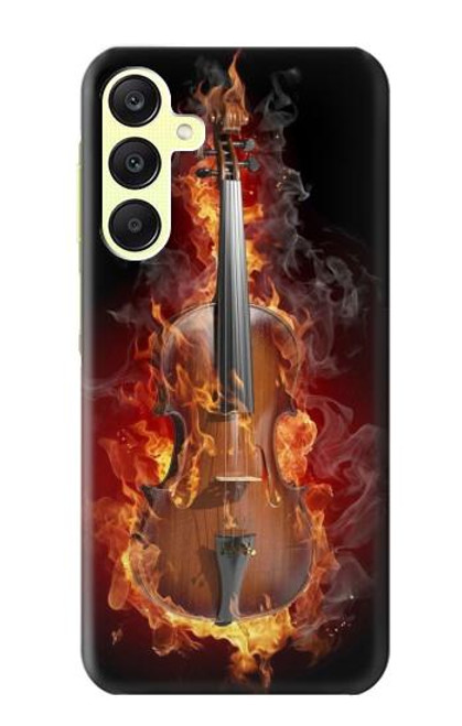 S0864 Fire Violin Case For Samsung Galaxy A25 5G