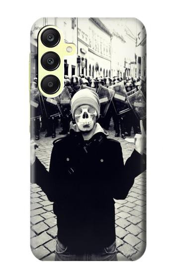 S1108 Skull Mask Man Protester Case For Samsung Galaxy A25 5G