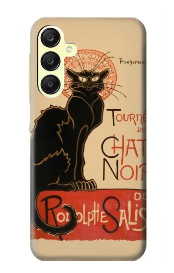 S2739 Chat Noir Black Cat Vintage Case For Samsung Galaxy A25 5G