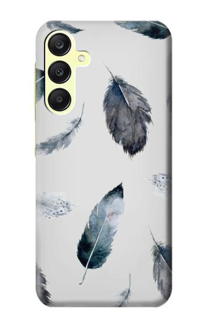 S3085 Feather Paint Pattern Case For Samsung Galaxy A25 5G