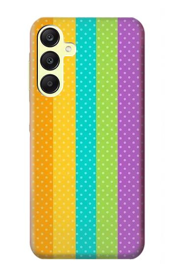 S3678 Colorful Rainbow Vertical Case For Samsung Galaxy A25 5G