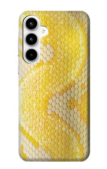 S2713 Yellow Snake Skin Graphic Printed Case For Samsung Galaxy A35 5G