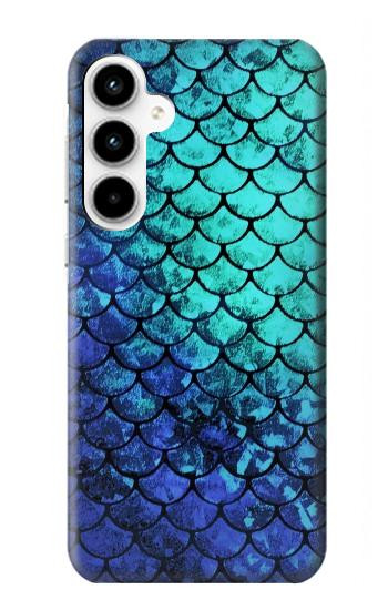 S3047 Green Mermaid Fish Scale Case For Samsung Galaxy A35 5G
