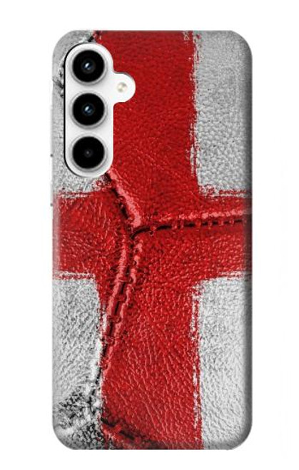 S3316 England Flag Vintage Football Graphic Case For Samsung Galaxy A35 5G