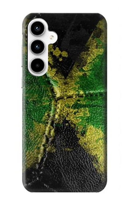 S3319 Jamaica Flag Vintage Football Graphic Case For Samsung Galaxy A35 5G