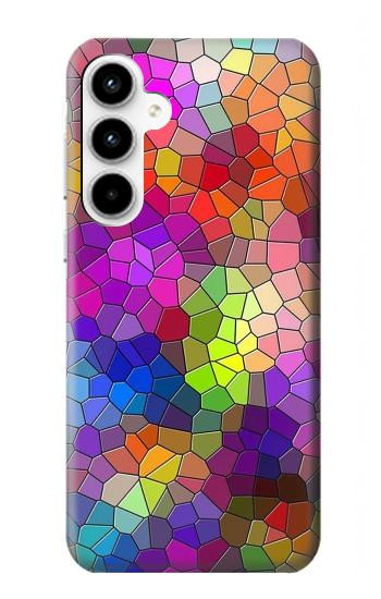 S3677 Colorful Brick Mosaics Case For Samsung Galaxy A35 5G