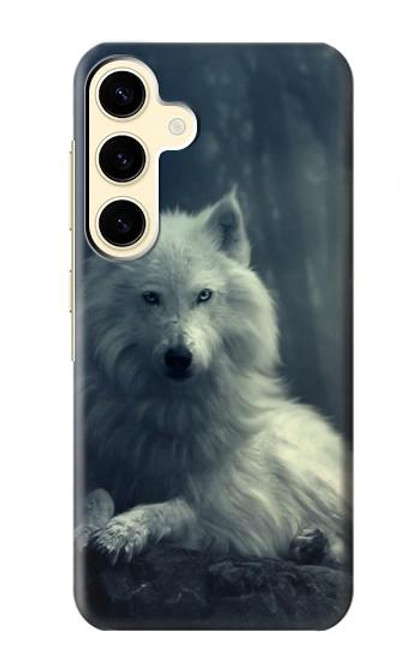 S1516 White Wolf Case For Samsung Galaxy S24