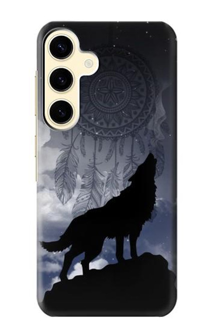 S3011 Dream Catcher Wolf Howling Case For Samsung Galaxy S24