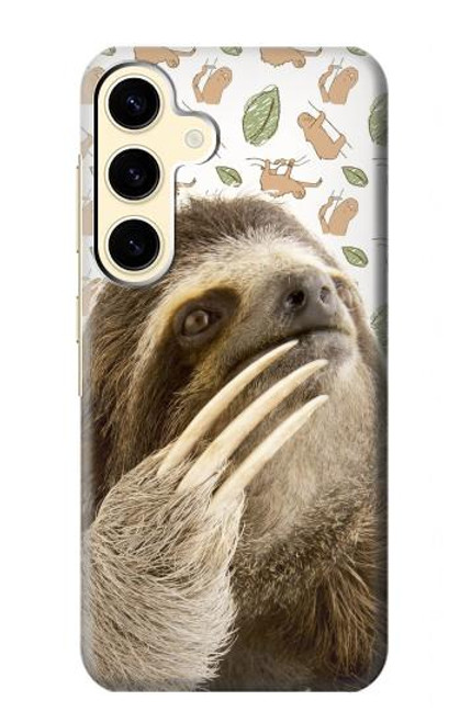 S3559 Sloth Pattern Case For Samsung Galaxy S24