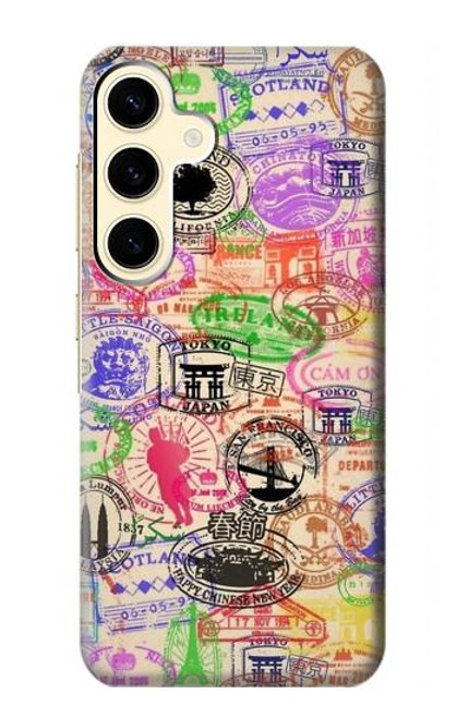 S3904 Travel Stamps Case For Samsung Galaxy S24