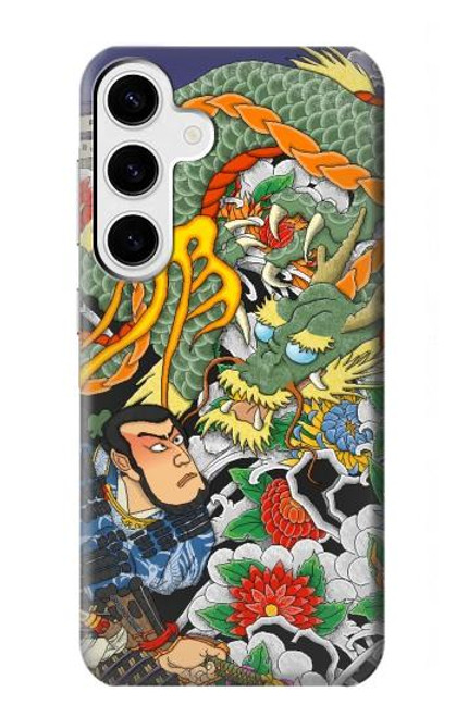 S0454 Japan Tattoo Case For Samsung Galaxy S24 Plus