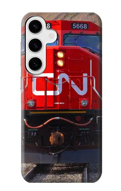 S2774 Train Canadian National Railway Case For Samsung Galaxy S24 Plus