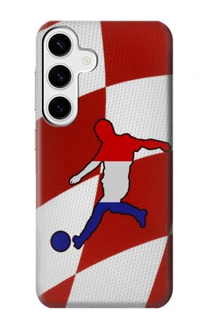 S2993 Croatia Football Soccer Case For Samsung Galaxy S24 Plus