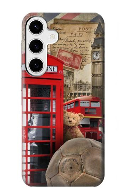 S3856 Vintage London British Case For Samsung Galaxy S24 Plus