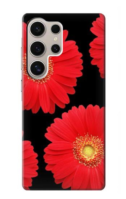 S2478 Red Daisy flower Case For Samsung Galaxy S24 Ultra