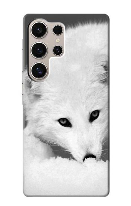 S2569 White Arctic Fox Case For Samsung Galaxy S24 Ultra