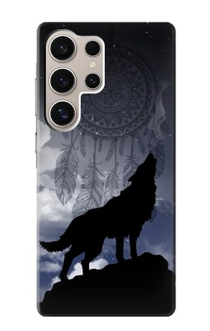 S3011 Dream Catcher Wolf Howling Case For Samsung Galaxy S24 Ultra