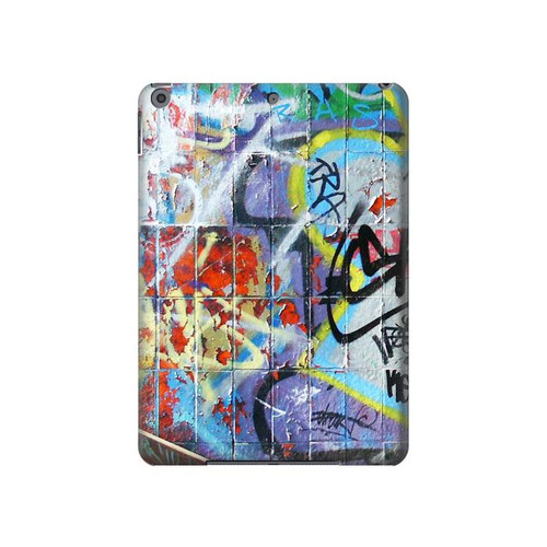 S0588 Wall Graffiti Hard Case For iPad 10.2 (2021,2020,2019), iPad 9 8 7