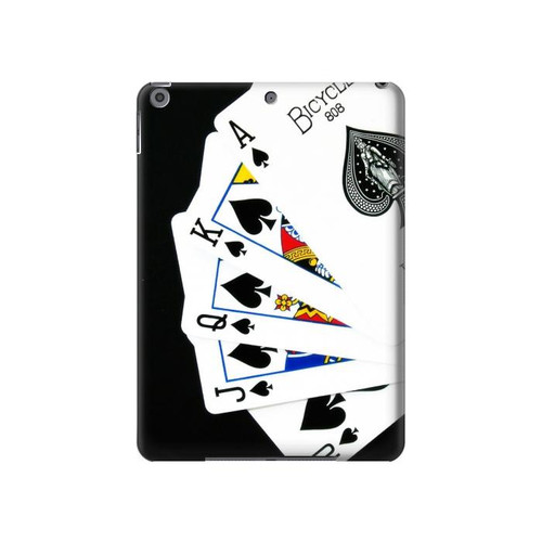 S1078 Poker Royal Straight Flush Hard Case For iPad 10.2 (2021,2020,2019), iPad 9 8 7