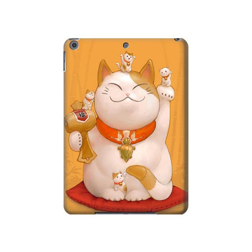 S1217 Maneki Neko Lucky Cat Hard Case For iPad 10.2 (2021,2020,2019), iPad 9 8 7